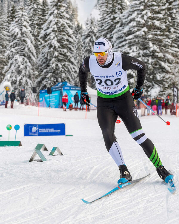 Antoine Collomb-Patton, skieur en équipe de France Handisport est soutenu par le Groupe Monod